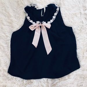 Lauren Conrad Black blouse